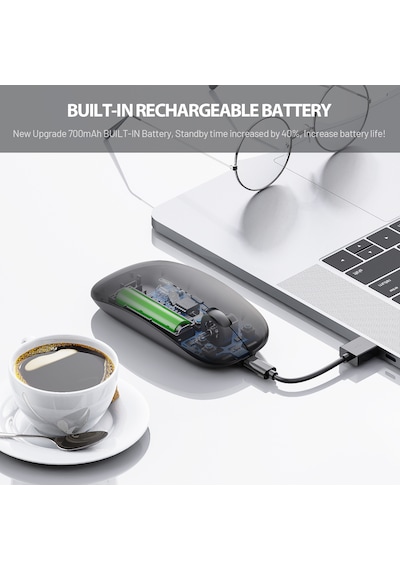 Inphıc M1pro Ultra İnce Sessiz Bluetooth Mouse