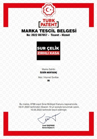 Sur Çelik Para Kasaları 55 Cm Çelik Zırhlı Kasa