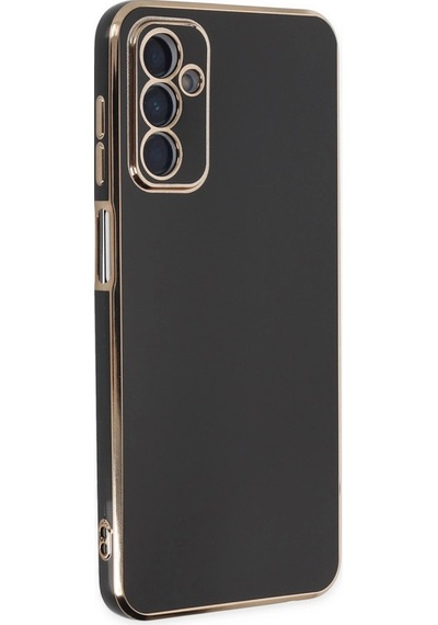 Samsung Uyumlu Galaxy M23 Kılıf Volet Silikon Siyah