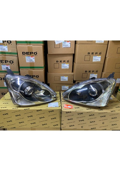 Honda Civic Hb Type R 2001-2005 Tyc Sağ Ve Sol Far Takım 33101-s5t-g61 / 33151-s5t-g61