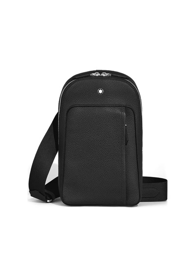 Montblanc Companion Orta Boy Vücut Çantası 222885 Siyah