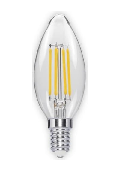 Noas 4w C35 Rustik Led Ampul E14 3000k Şeffaf Cam Yl92-1112