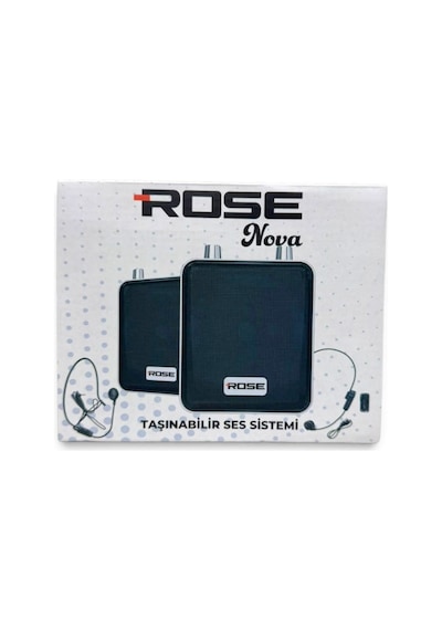 Rose Nova Hp-505kw Taşınabilir Şarjlı Mini Rehber Amfisi Kablolu Ve Kablosuz Headset Mikrofonlu
