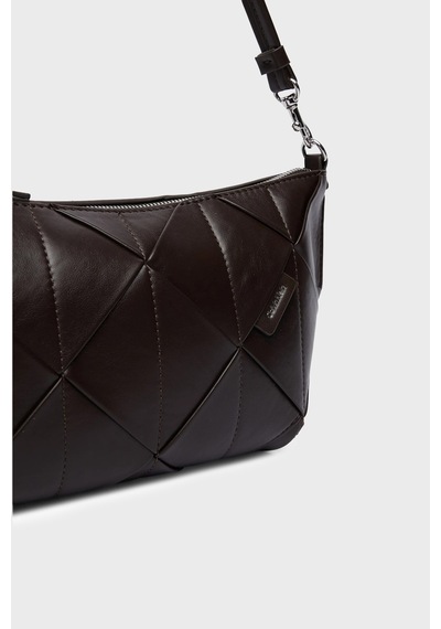 Calvin Klein Logolu Çıkarılabilir Askılı Çanta Lv04f3546gbal Bayan Çanta Lv04f3546g Bal Kahve