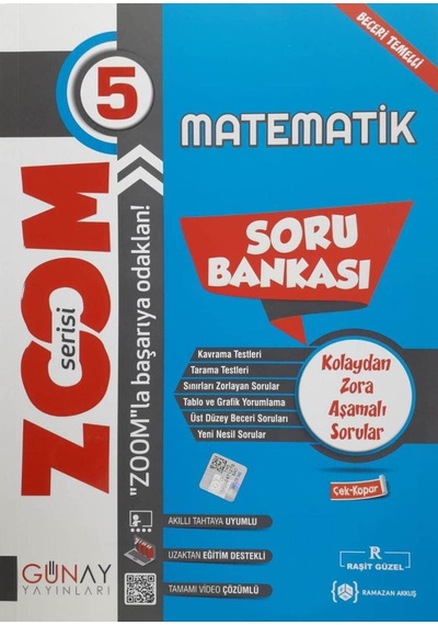Günay Zoom 5. Sınıf Matematik Soru Bankası