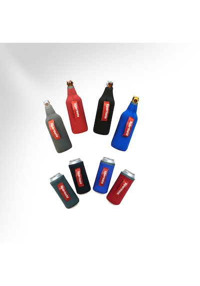 Xpermate Termal İçecek Kılıfı Sıcak & Soğuk Tutan Şişe Bira Termal Kılıf 0,5l Siyah