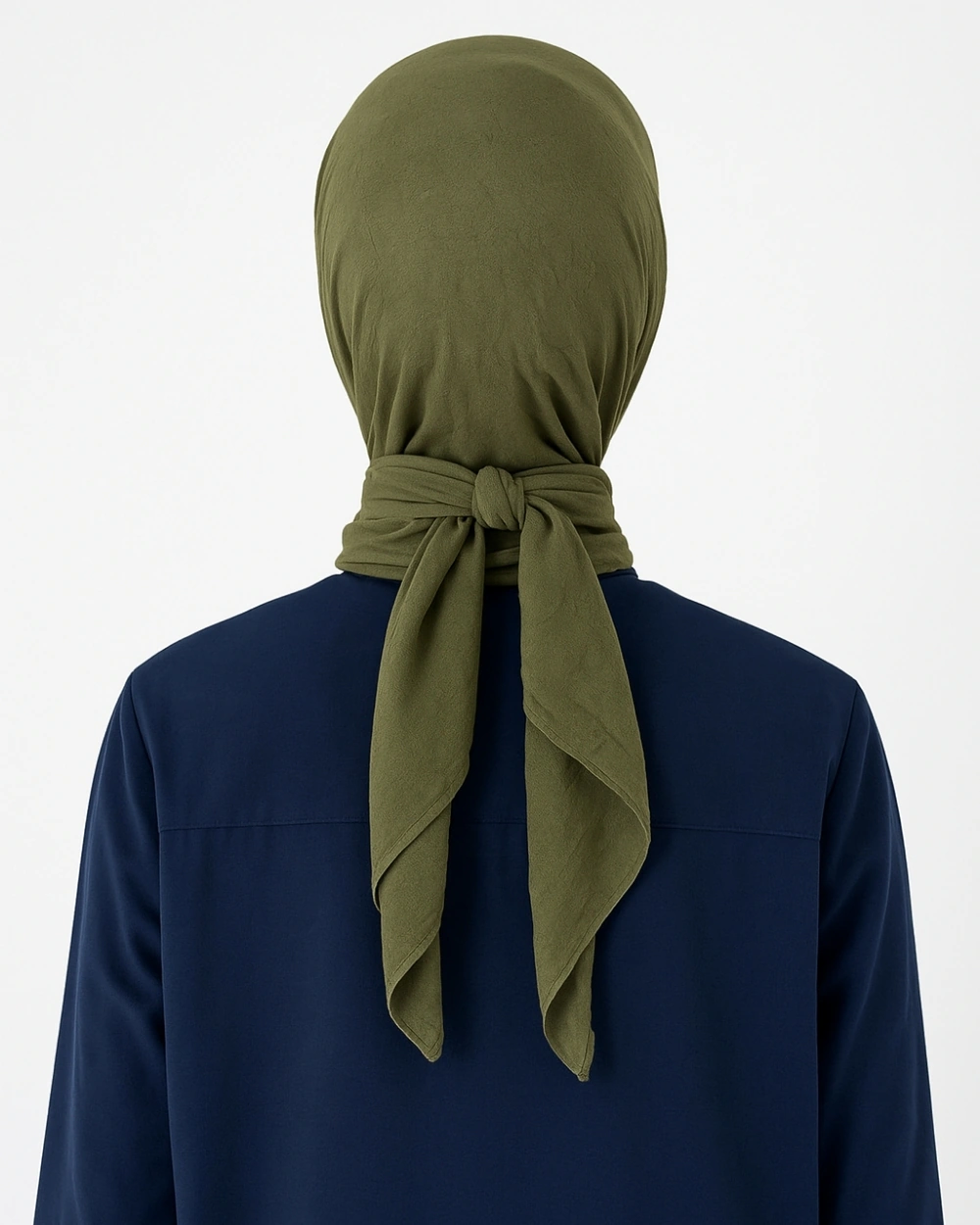 Bilenler Konfor Eşarp 195x85 Cm 4 Mevsim Kullanım Terletmez, Kaymaz, Pamuk Polyester Karışımlı Rahat Eşarp Haki