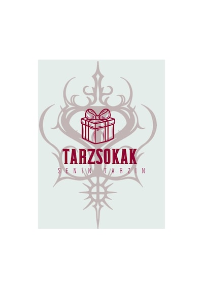 Tarzsokak Kapşonlu Crop Sweatshirt Fossilized Skull Underground Archive Beyaz