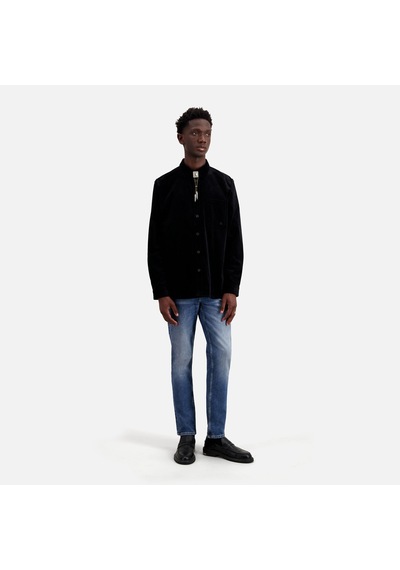 The Kooples Erkek Straıght Fıt Baskılı Siyah Gömlek