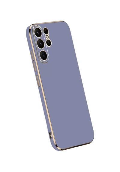 Newface Samsung Galaxy S24 Ultra Kılıf Volet Silikon - Mavi