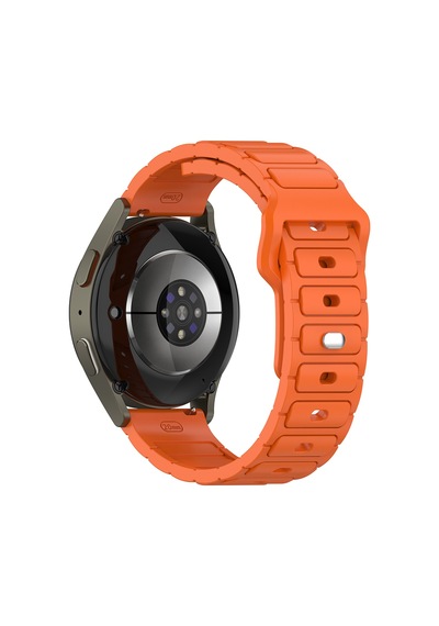 Huawei Watch Gt 3 42mm Mkst Krd-132 22mm Silikon Kordon Strap Kayış - Turuncu