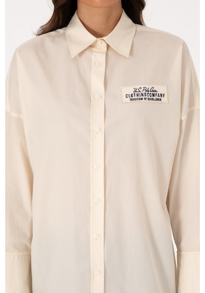 U.s. Polo Assn. Kadın Gömlek Desenli 50308766-vr256 İnci