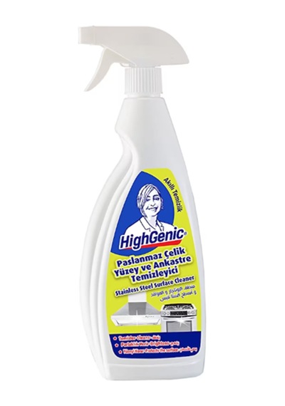Geseus Highgenic Paslanmaz Çelik Ve Ankastre Yüzey Temizleyici, Parlatıcı, Koruyucu 750ml