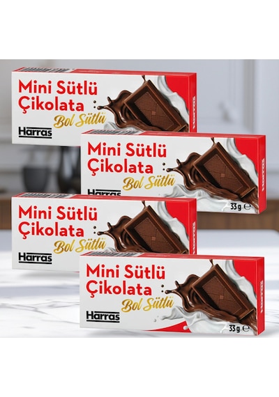 Mini Bol Sütlü Çikolata 33 G X 4 Adet