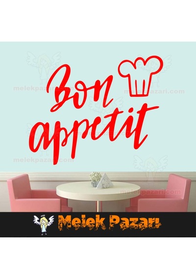 Bon Apetit Mutfak, Restoran Duvar Sticker