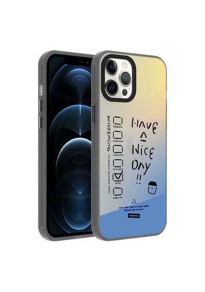 Apple Uyumlu iPhone 12 Pro Max Kılıf Desenli Zore Dragon Sert Kapak Have