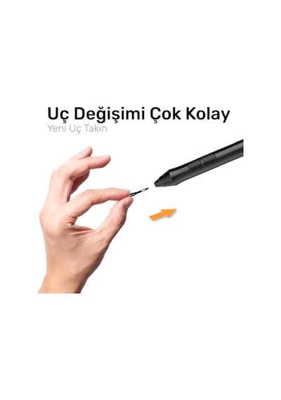 Veikk Vk640, Vk1060, Vk1060pro, Vk1200 Grafik Tablet Kalemi Için 10 Adet Uç-nipp05