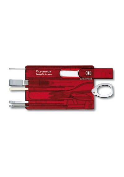 Victorinox Kamp Swısscard Şeff Kırmızı 0.7100.T Kırmızı