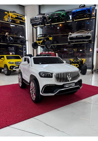 Poyraz Akülü Suv Akülü Araba 12v 0-7 Yaş Özel Plaka Beyaz