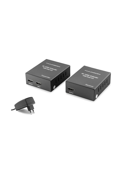 Hadron Hdx1368 120m Hdmi Extender Loop Out 4k Siyah