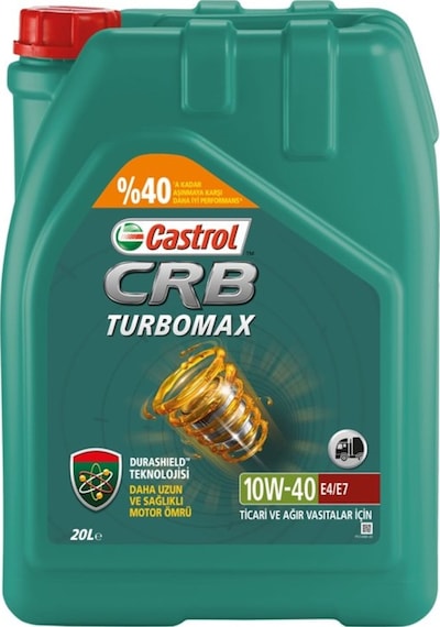 Castrol CRB Turbomax 10W-40 E4/E7 Motor Yağı 20 L Castrol CRB Turbomax 10W-40 E4/E7 Motor Yağı 20 L