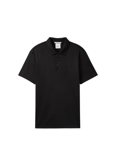 Calvin Klein Ss Tech Bırdseye Int, Ub1 Siyah Erkek Polo T-shirt