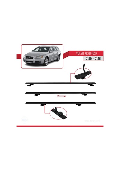 Volvo Xc70 Iı P24 2008-2016 Arası İle Uyumlu Basıc Model Ara At