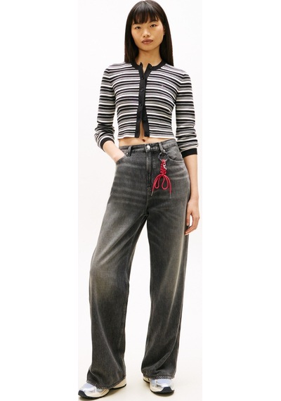 Tommy Hilfiger Claire Hr Wd Bj5082 Kadın Denim Black Jean-16403 Siyah