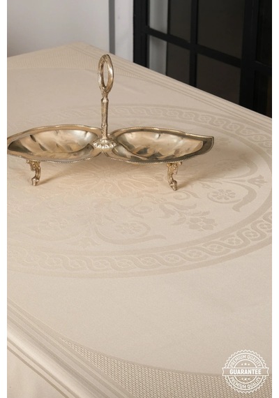 Lida Lüx Jakar Bambu Kumaş Pudra Masa Örtüsü 160x220 Cm - 1077 Çok Renkli