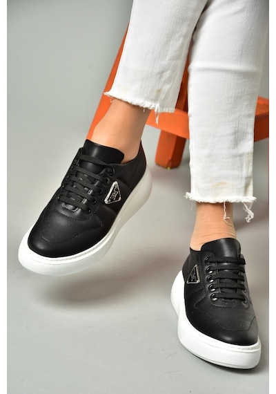 Fox Shoes S274048309 Siyah/beyaz Spor Ayakkabı Sneakers Beyaz - Siyah