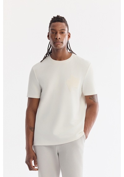 Avva Erkek Ekru Bisiklet Yaka Enjeksiyon Baskılı Bi-stretch İnterlok Regular Fit T-shirt A61y1136 Avva Erkek Ekru Bisiklet Yaka Enjeksiyon Baskılı Bi-stretch İnterlok Regular Fit T-shirt A61y1136