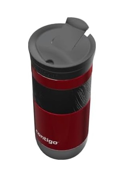 Byron Pro Snapseal Termos 470ml Kırmızı Açık Beyaz