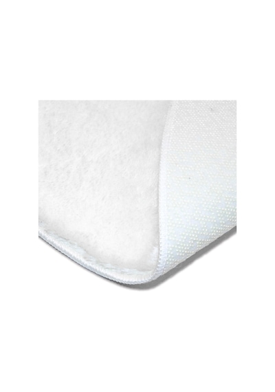 Yılbaşı Temalı Peluş Çam Ağacı Altı Halı Yılbaşı Süsü Hediyeli Çam Ağacı Eteği Halısı 80x80cm Beyaz