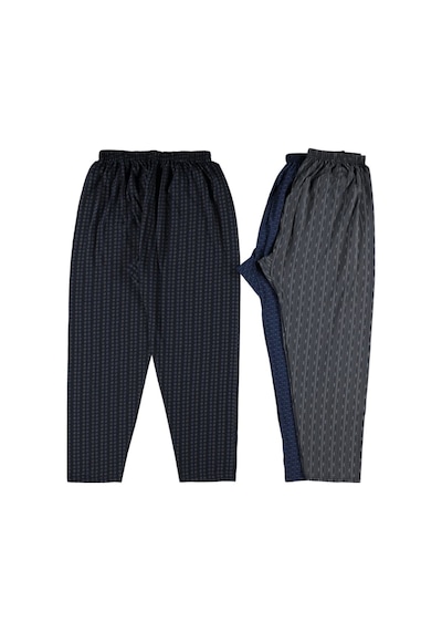 Kavaklıdere Giyim Erkek Pijama Alt Baskılı Cepsiz Tek Alt Çok Renkli