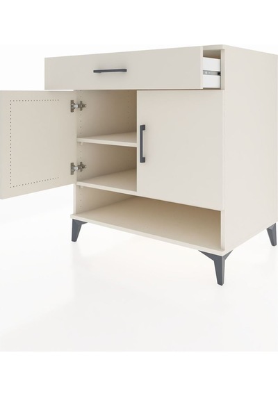 Kronos Şifonyer 2 Raflı Tek Çekmeceli 2 Kapaklı 88x59x96 Aytaşı-aytaşı Aytası