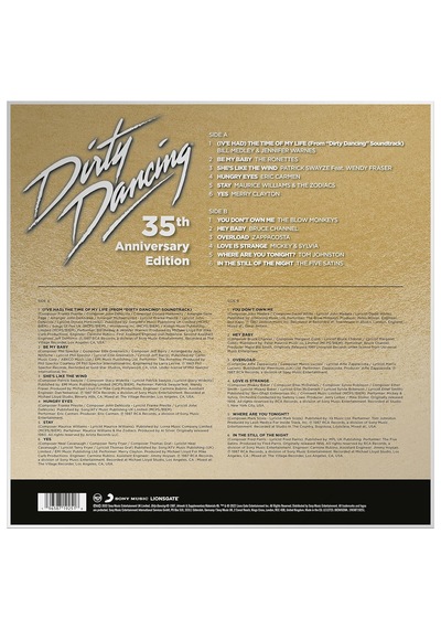 Dirty Dancing 35th Anniversary Edition Picture Disk / Plak