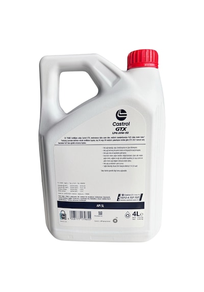 Castrol Gtx 20W-50 Benzinli-Lpg Motor Yağı 4 L