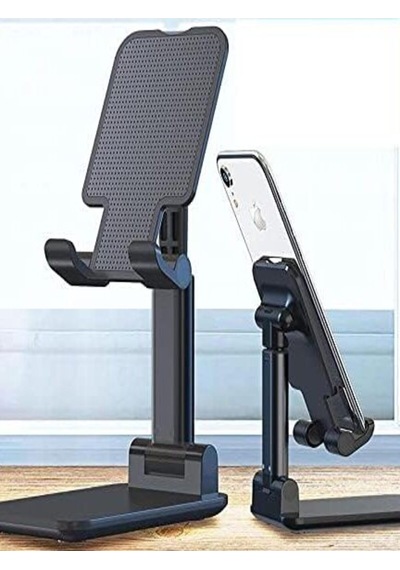 Telefon Ve Tablet Standı Yükseklik Ve Açısı Ayarlanabilir-siyahtb
