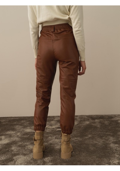 Xint Camel Pamuk Dokulu Regular Fit Pantolon 201200