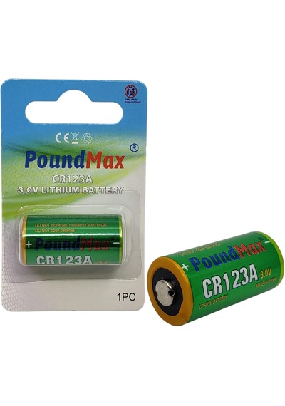 Poundmax 2 Adet Cr123a 3 V Dl123a / El123a / Cr123a / Cr17345 Cr123 Lityum-iyon Fotoğraf Pili 2 Adet