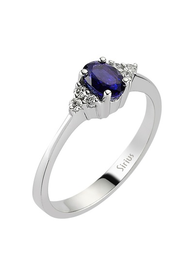 Sirius Safir Taşlı Pırlanta Yüzük 0804R0122