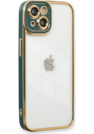 Apple Uyumlu iPhone 13 Kilif Lazer Lens Kamera Çerçeveli Kapak 552624511
