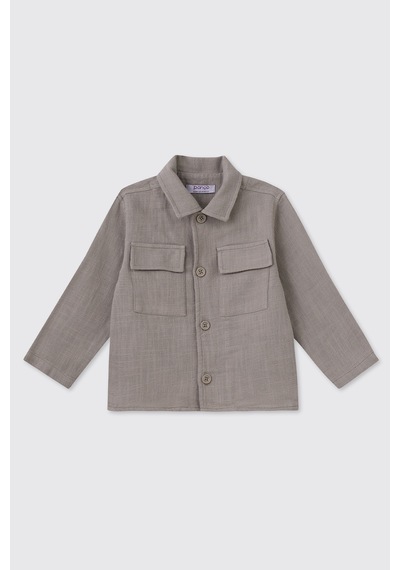Panço Erkek Bebek Gri Ceket 2611BB22008