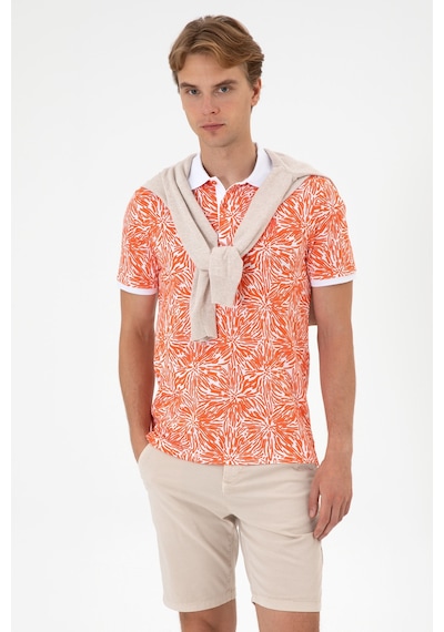 U.s. Polo Assn. Erkek Nar Çiçeği Tişört 50299663-vr039 Nar Cıcegı