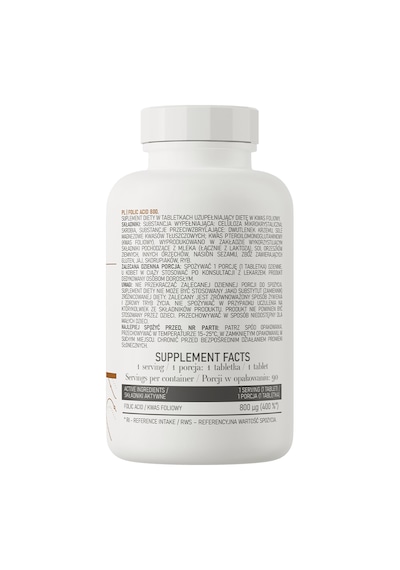Ostrovit Folic Acid 800 Mcg Women's Health 90 Caps