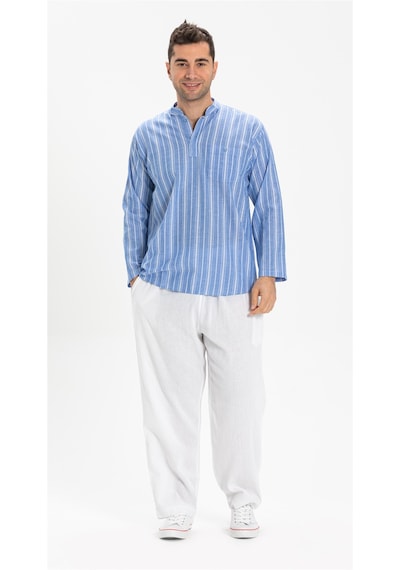 Eliş Şile Bezi Şile Bezi Unisex Şalvar Pantolon Beyaz Byz Beyaz