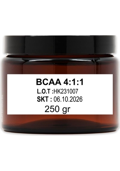 Bcaa 4:1:1 Hammadde 250 Gr