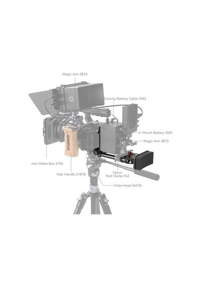 Smallrig 4063b Kompakt V-mount Plaka Sistemi