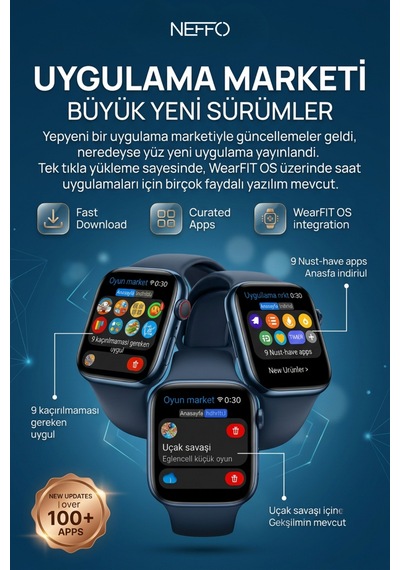 Neffo NF11 Pro Max Akıllı Saat (İthalatçı Garantili)
