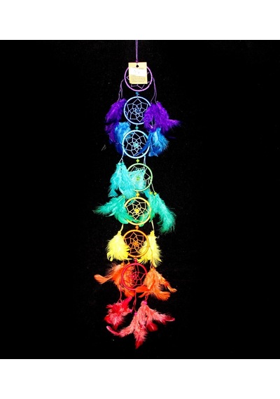 7 Çakra Düş Kapanı Dreamcatcher Rüya Kapanı Dekoratif Hediyelik